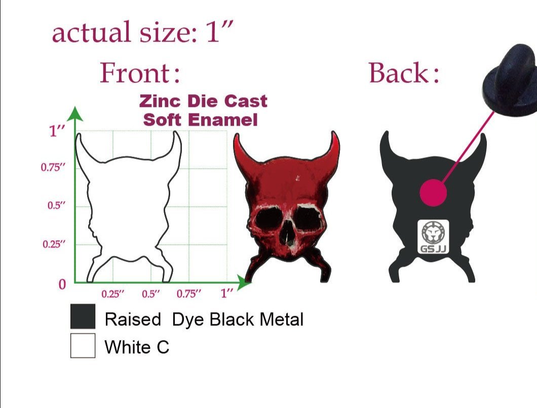 Hell boy (Enamel pin)