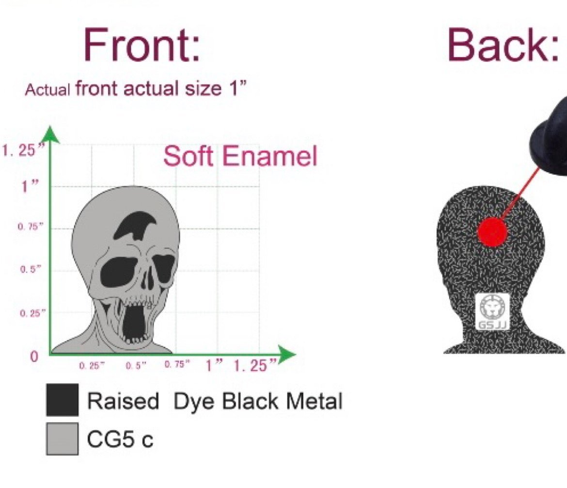 Hollow man (Enamel pin)