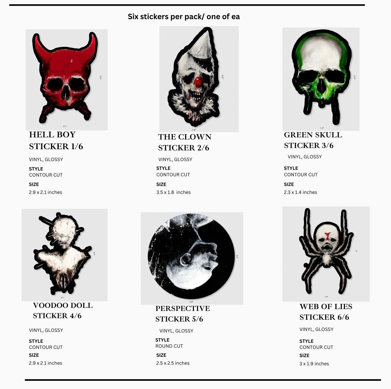 Spread The Dead (Sticker pack)